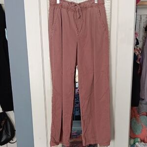 American Eagle Outfitters  Dusty Rose Drawstring Pants